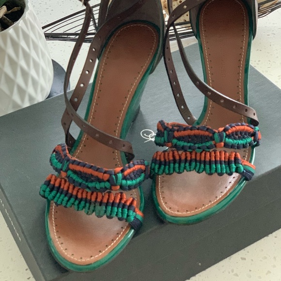 Like New 🔥 Proenza Schouler Braided Accent Leather Sandals - Picture 3 of 10